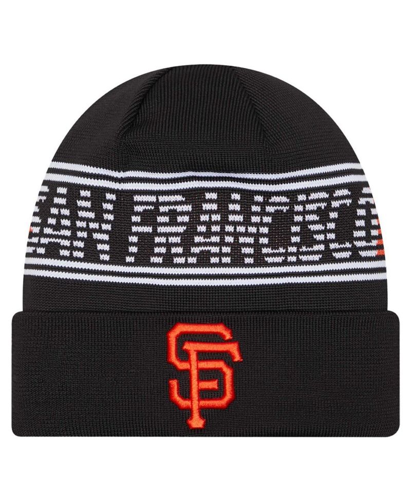 Men's Black San Francisco Giants Authentic Collection Cuffed Knit Hat