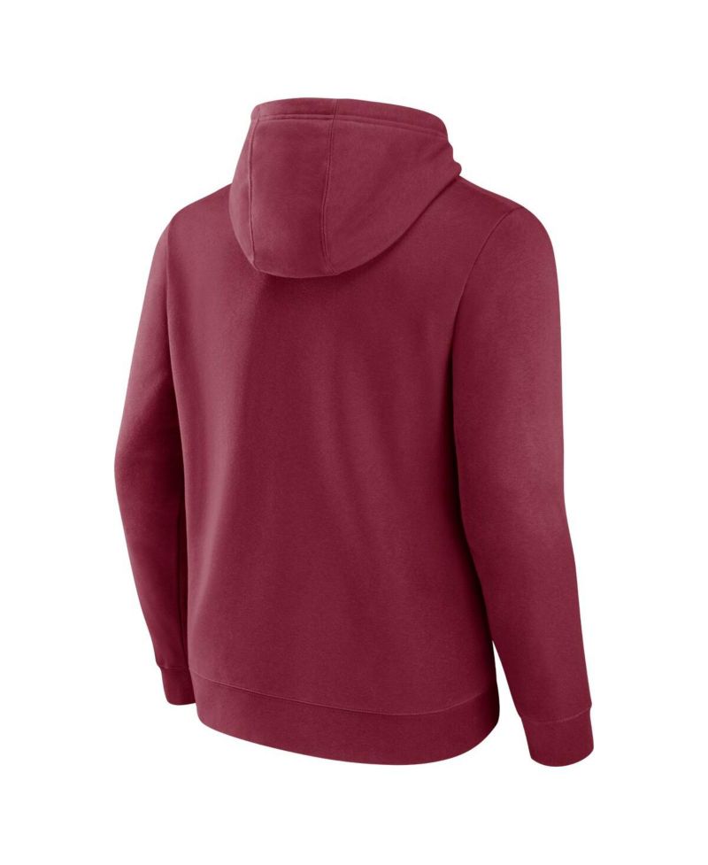 Men's Cardinal Arizona Cardinals Geometric Chrome Pullover Hoodie