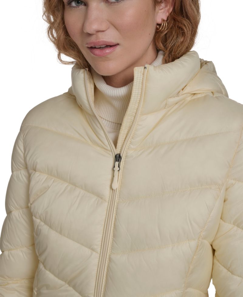 Women's Packable Hooded Puffer Coat