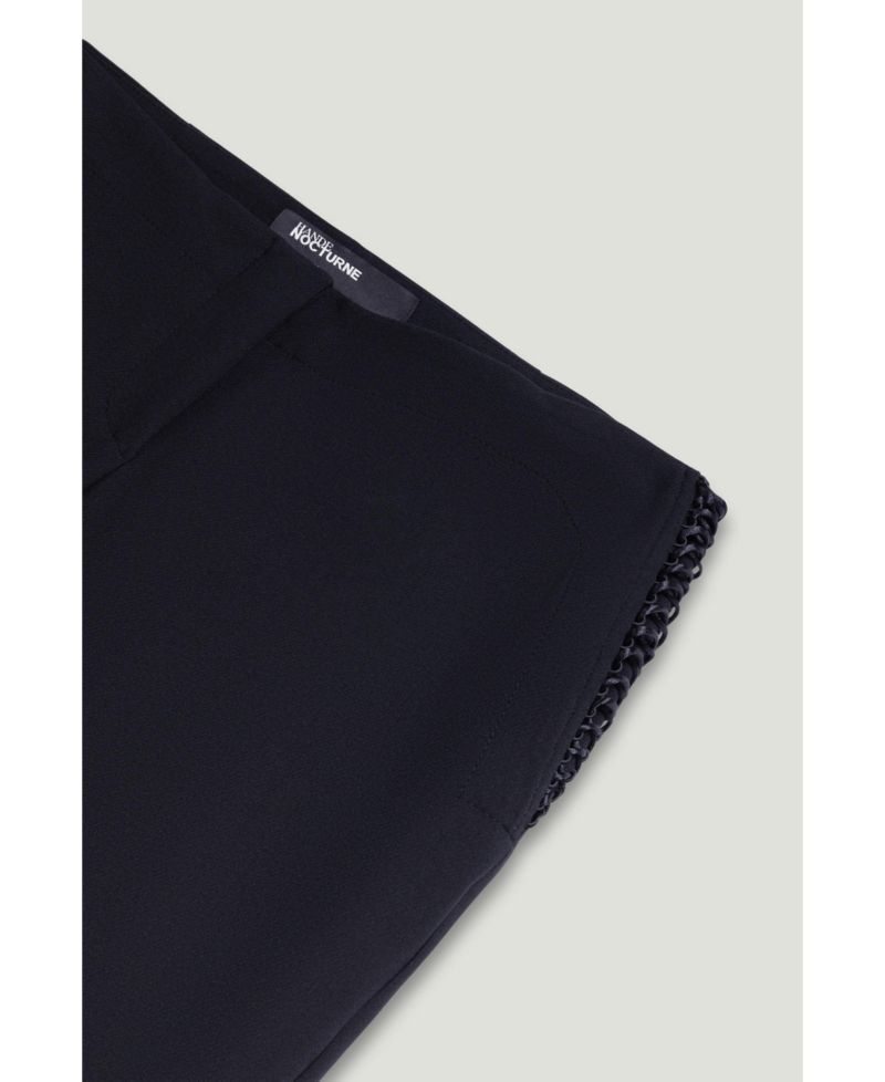Women's Side-Tie Low-Rise Slim Fit Trousers