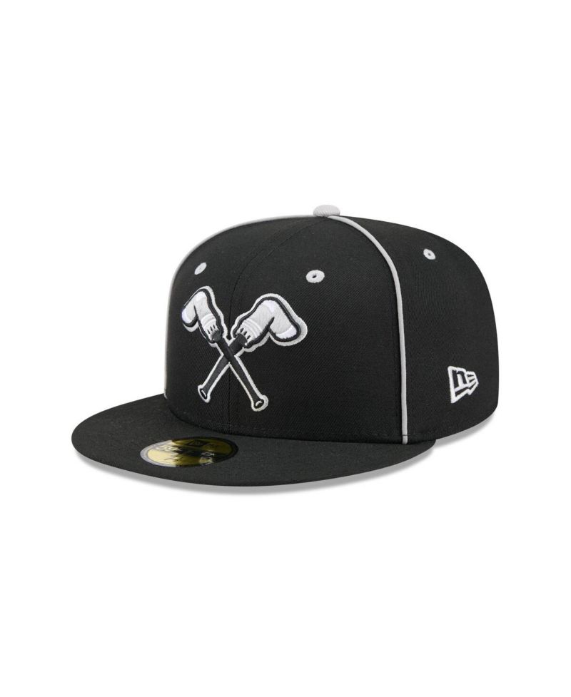 Men's Black Montgomery Biscuits Theme Nights 59FIFTY Fitted Hat