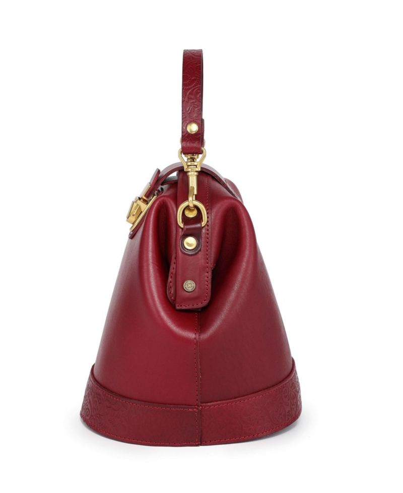 Doctor Mini Leather Bucket Crossbody Bag