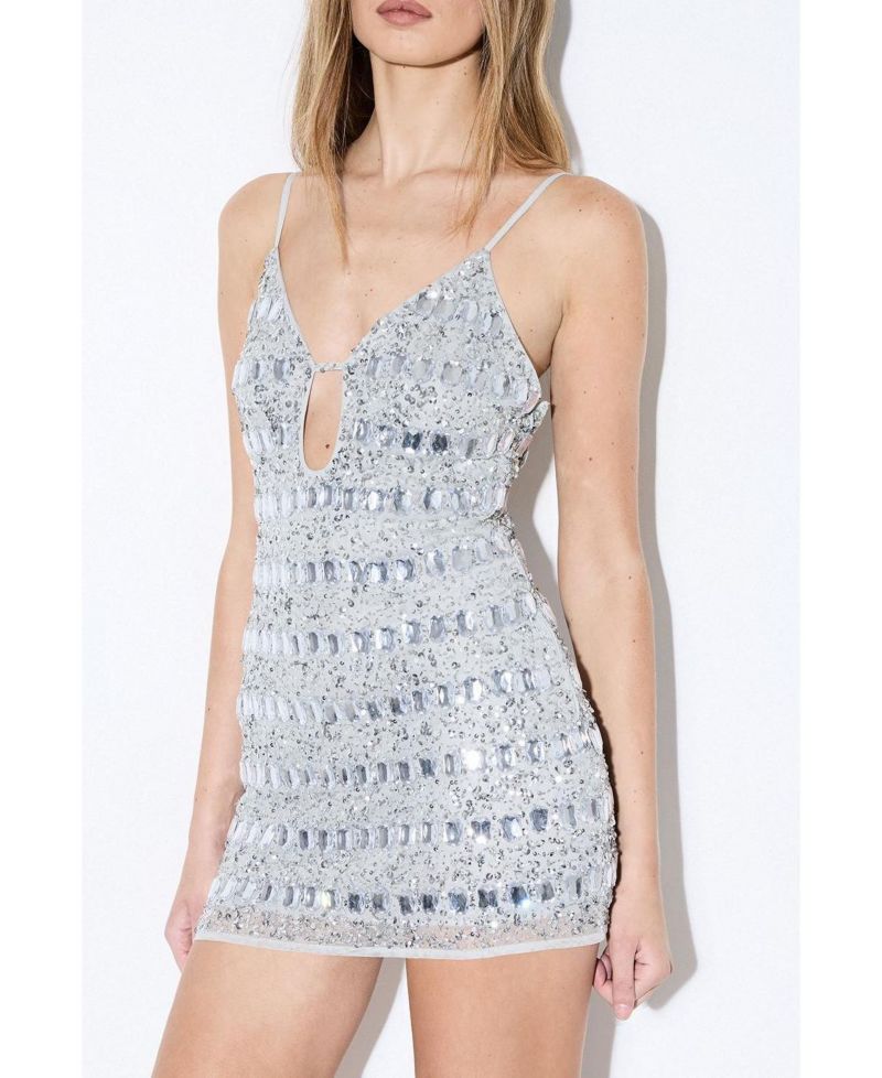 Women's Heavyweight Embellished Mini Dress