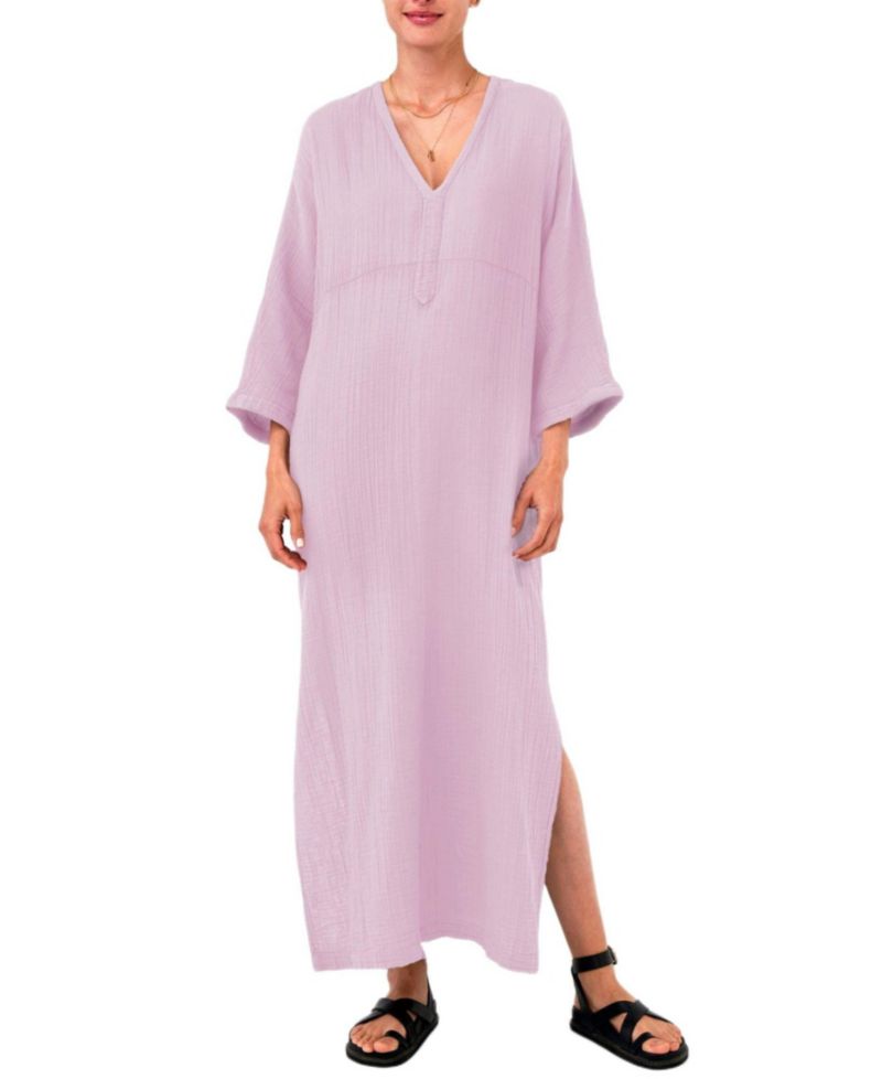 Women's Ocean+Main Gauze Arc Seam Caftan