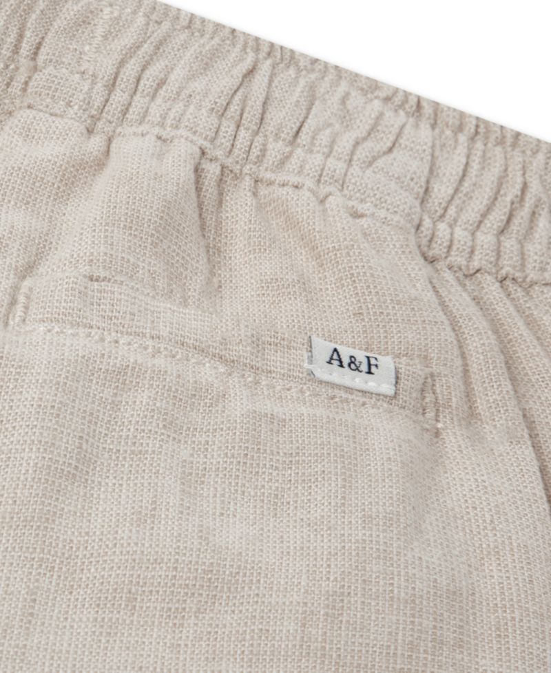Baby Boys' Loose Linen Pull-On Pants
