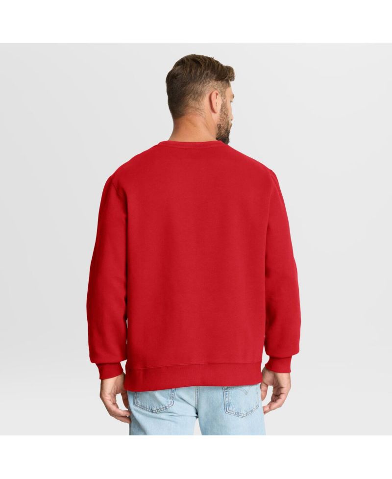 Men's Red Kansas City Chiefs Powerful Throw Legacy Pullover Sweatshirt
