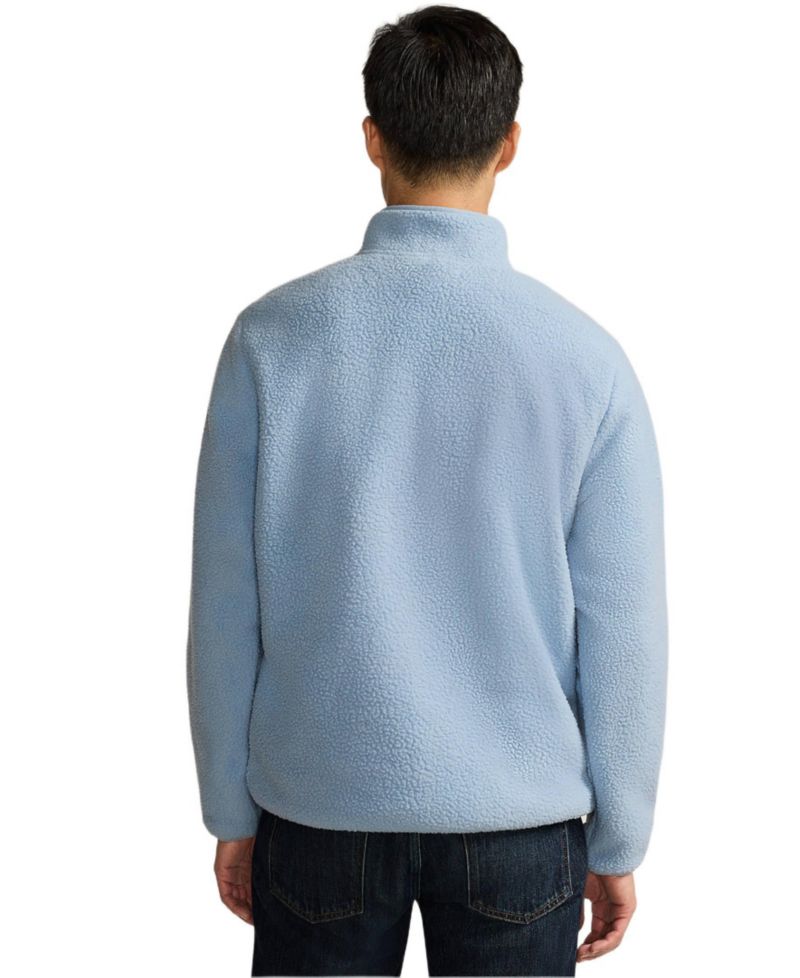 Men's Half Zip High Pile Fleece Pullover