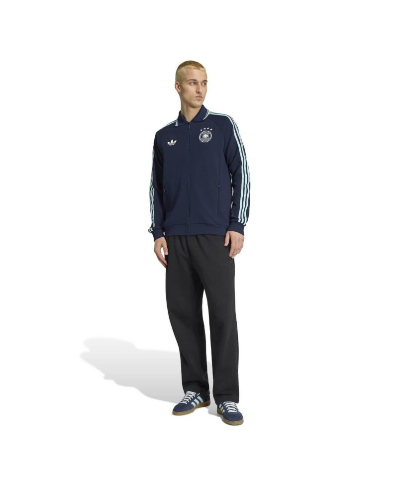 Men's Navy Germany National Team 2026 World Cup Anthem Full-Zip Jacket