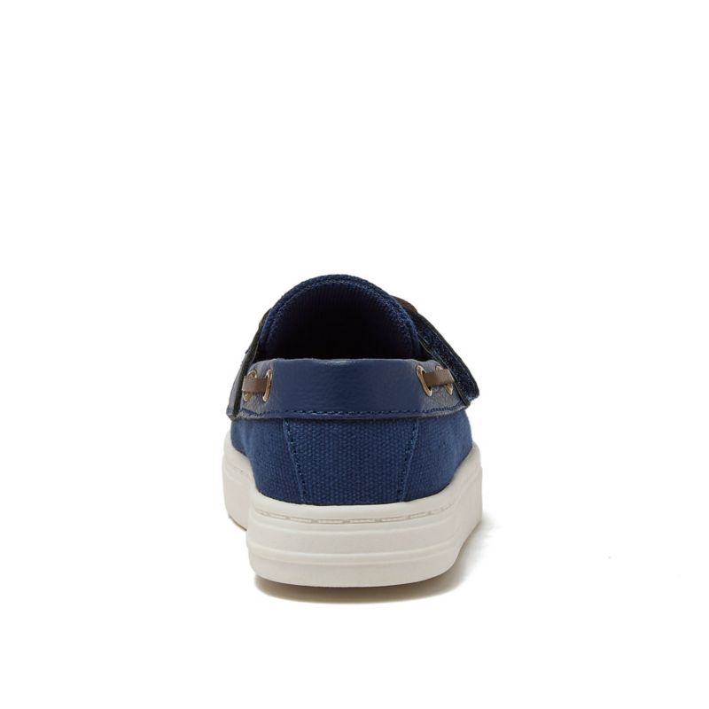Little Girls Canvas Easy On Boat Shoes