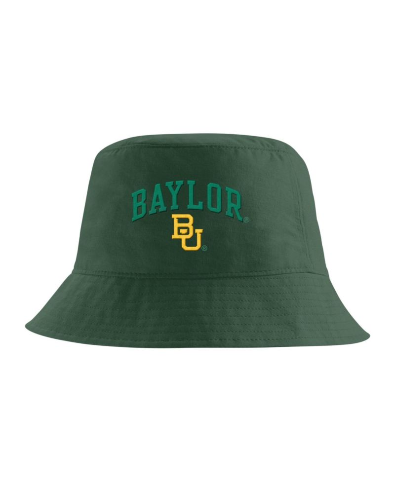Men's Green Baylor Bears Apex Striped Bucket Hat