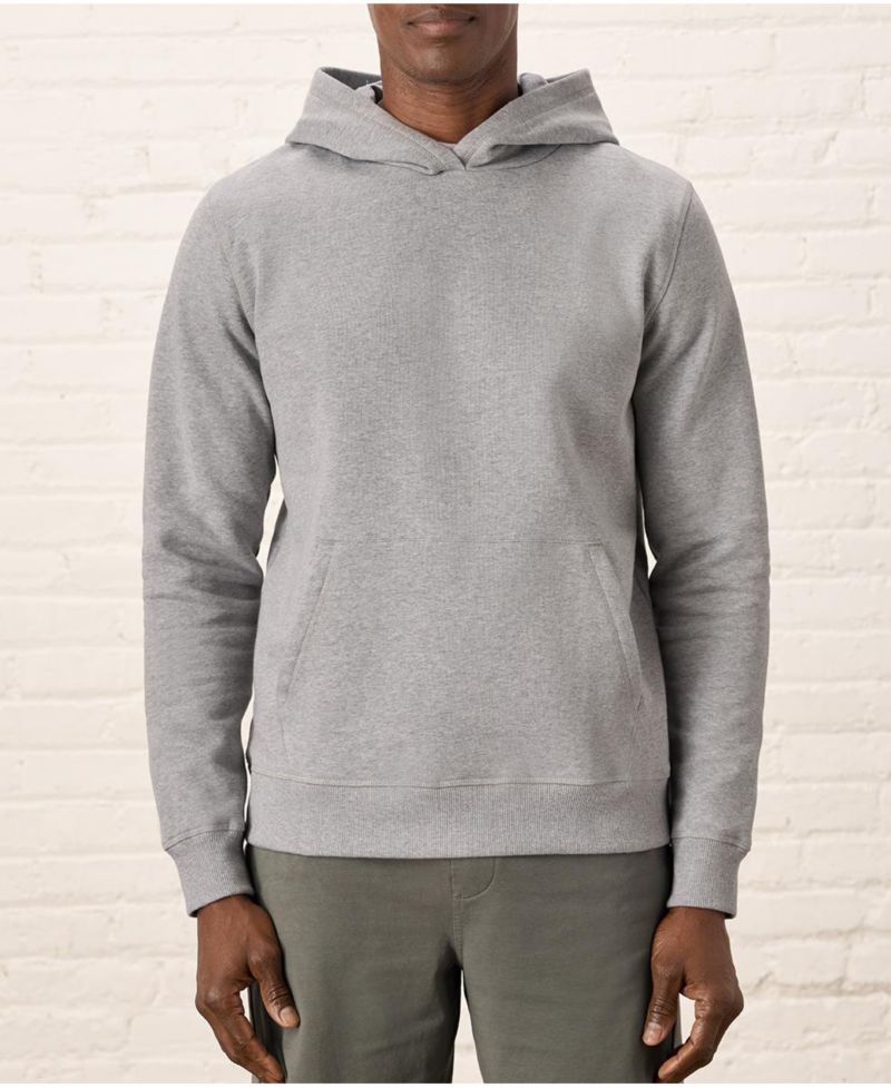 Men's Organic Cotton Cloud Brushed Fleece Pullover Hoodie