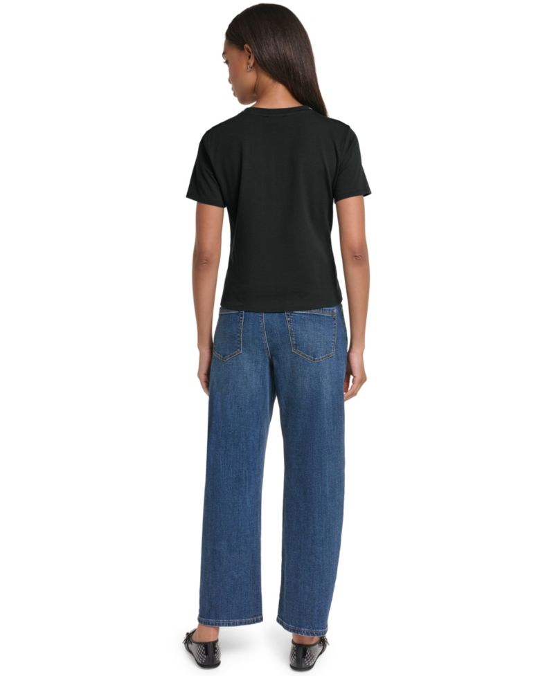 Women's Front Bow Crewneck T-Shirt
