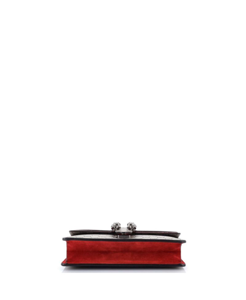Small Dionysus Bag GG Coated Canvas with Crystal Embellished Metal