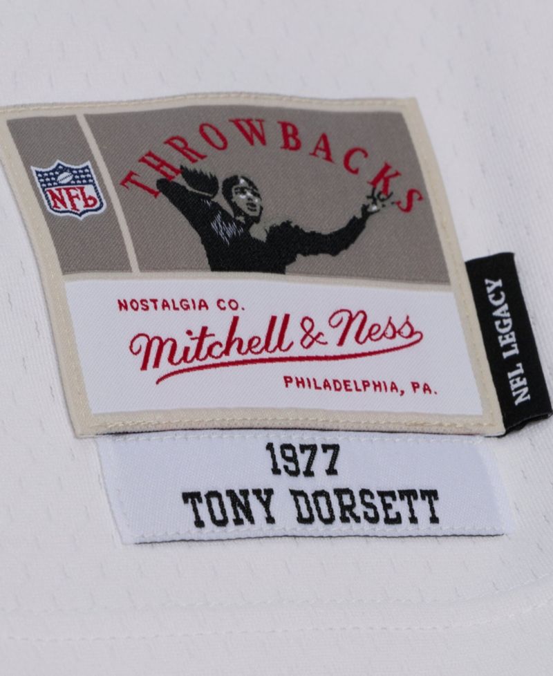 Men's Tony Dorsett White Dallas Cowboys Retired Legacy Replica Player Jersey