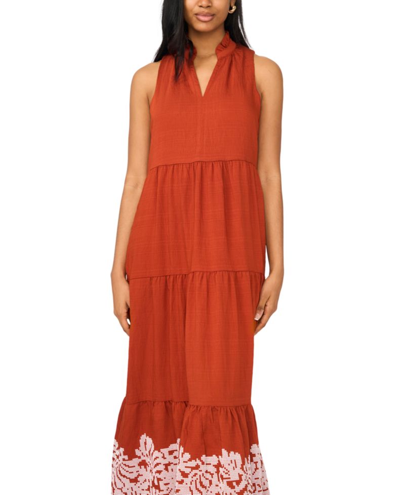 Women's V-Neck Sleeveless Dress