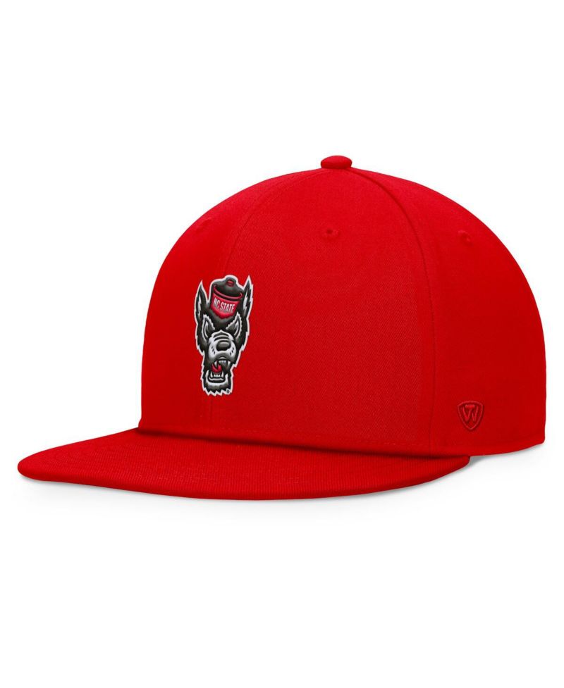 Men's Red NC State Wolfpack Fundamental Snapback Hat
