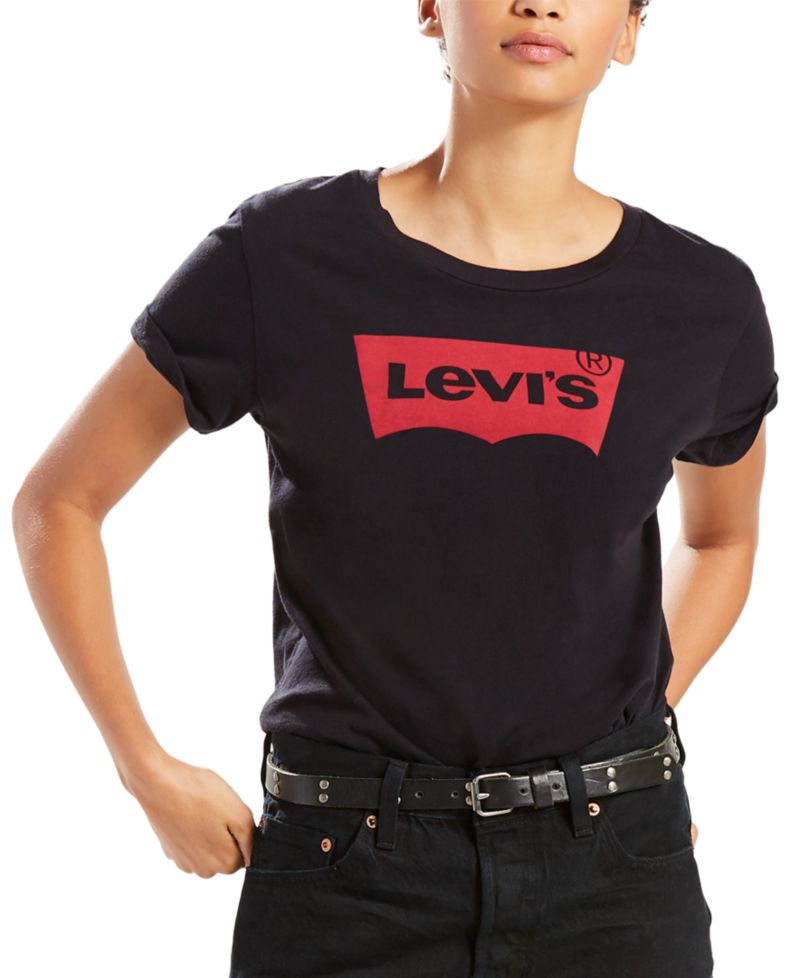 Women's Perfect Graphic Logo Cotton T-Shirt