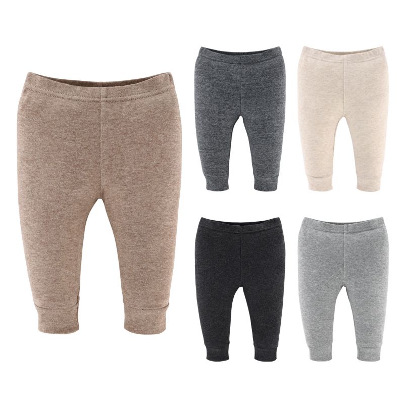 Baby Boys Pants, 5-Pack, Earthy Neutrals