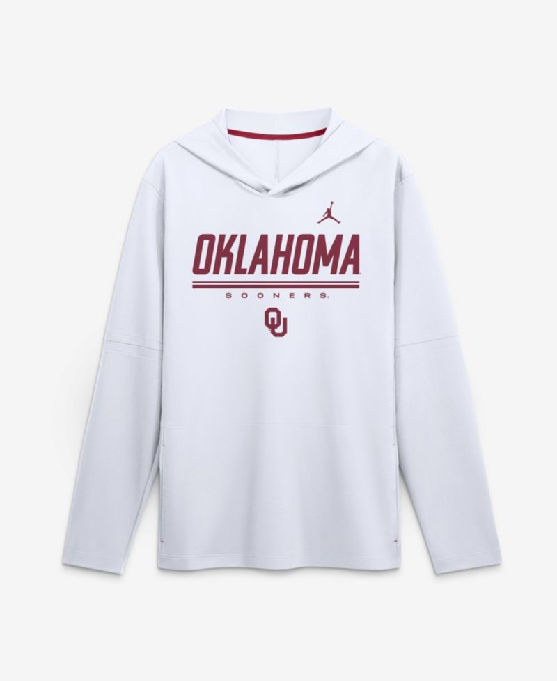 Men's Oklahoma Sooners 2026 Sideline Long-Sleeve Lightweight Hoodie