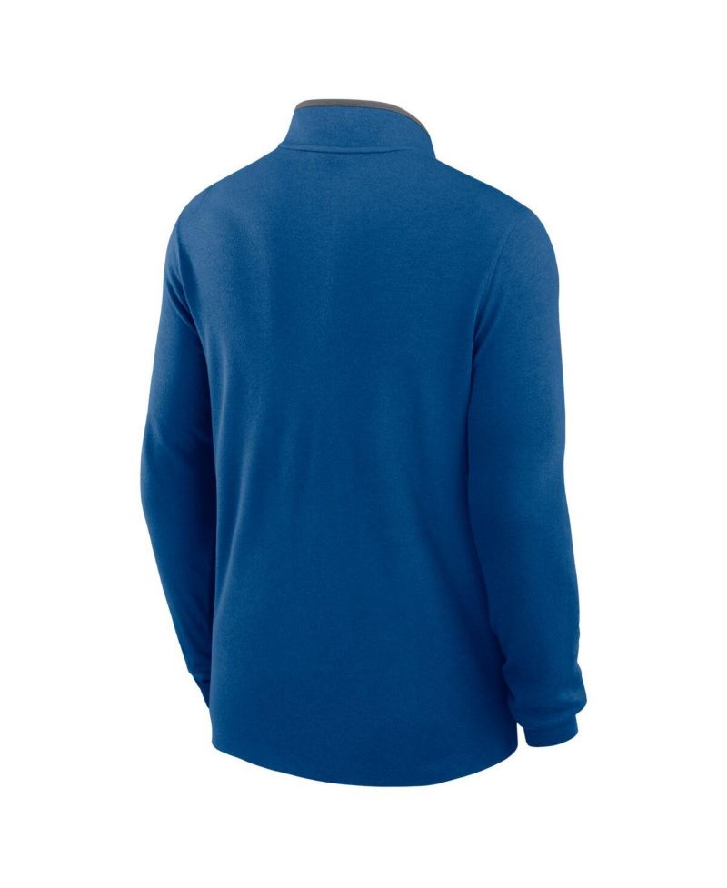 Men's Royal Indianapolis Colts Lightweight Victory Dri-FIT Half-Zip Pullover Hoodie