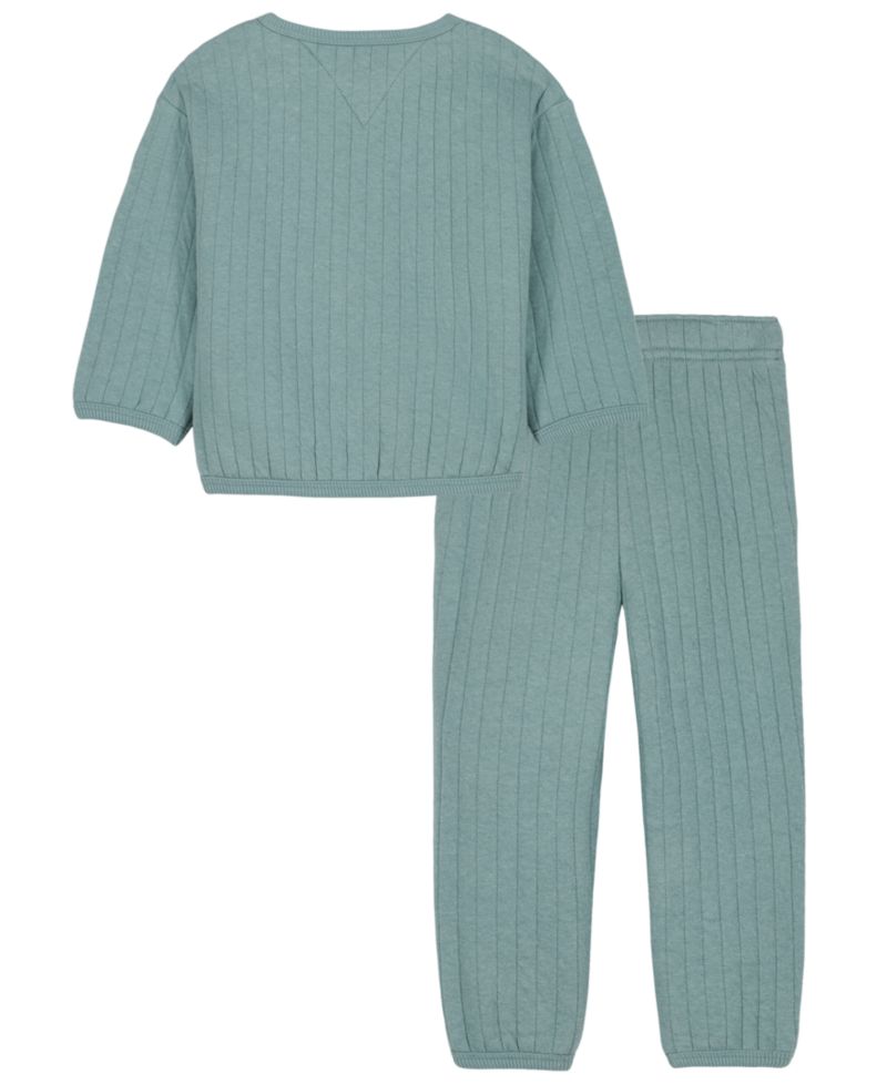 Baby Boys' Long-Sleeve Top and Pants, 2-Piece Set