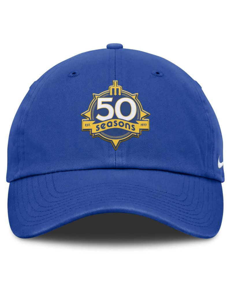 Men's Royal Seattle Mariners 50th Season Club Adjustable Hat