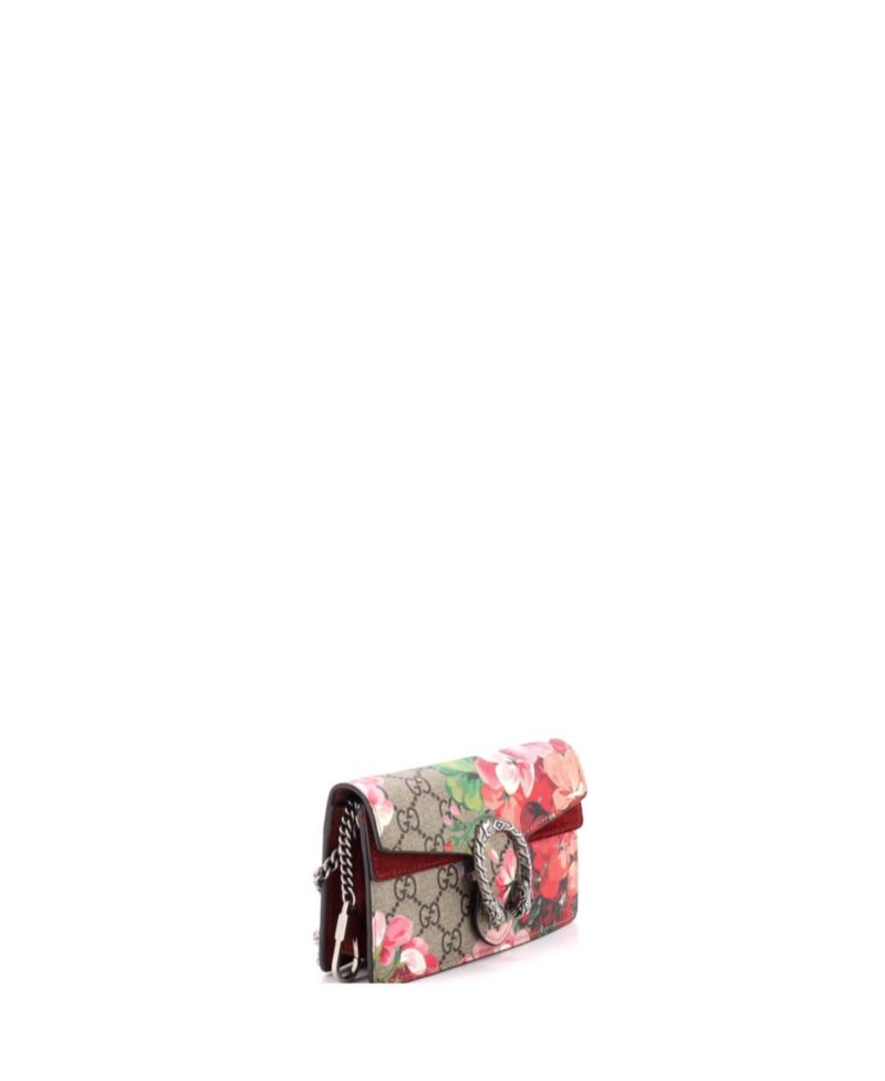 Super Mini Dionysus Bag Blooms Print GG Coated Canvas