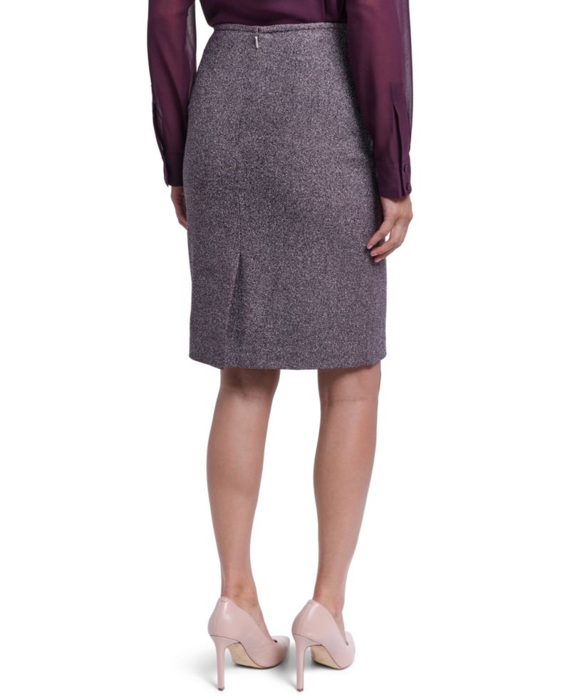 Women's High-Waisted Pencil Knee-Length Skirt
