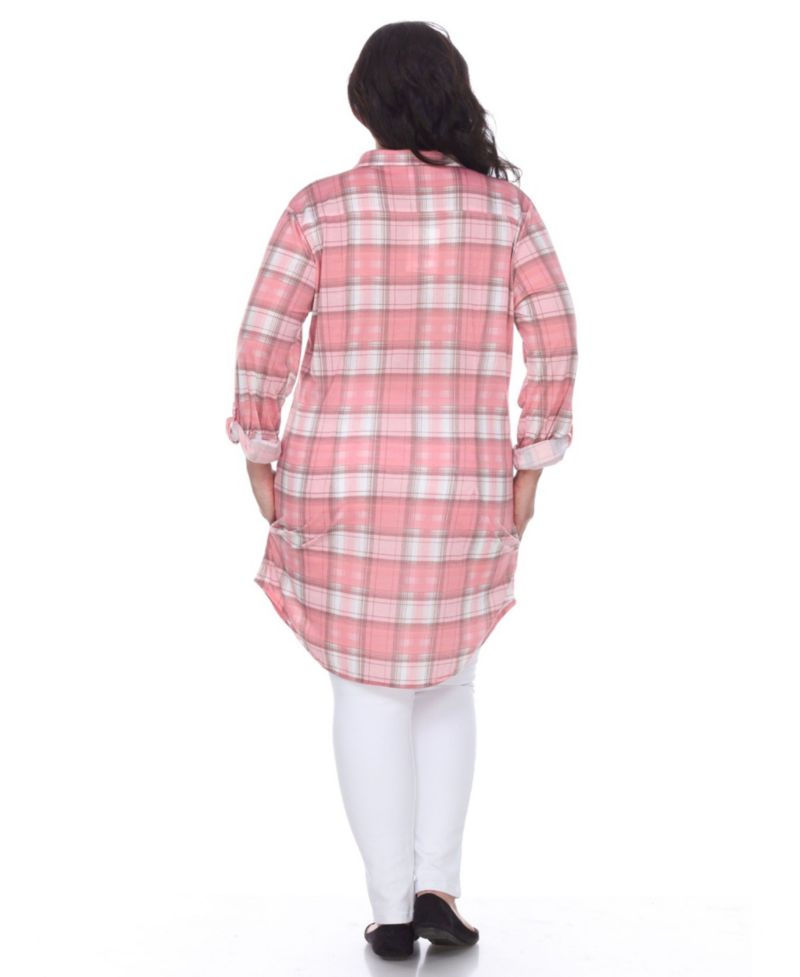 Plus Piper Stretchy Plaid Tunic