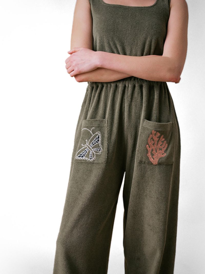 Women's Sea Coral Terry Jumpsuit