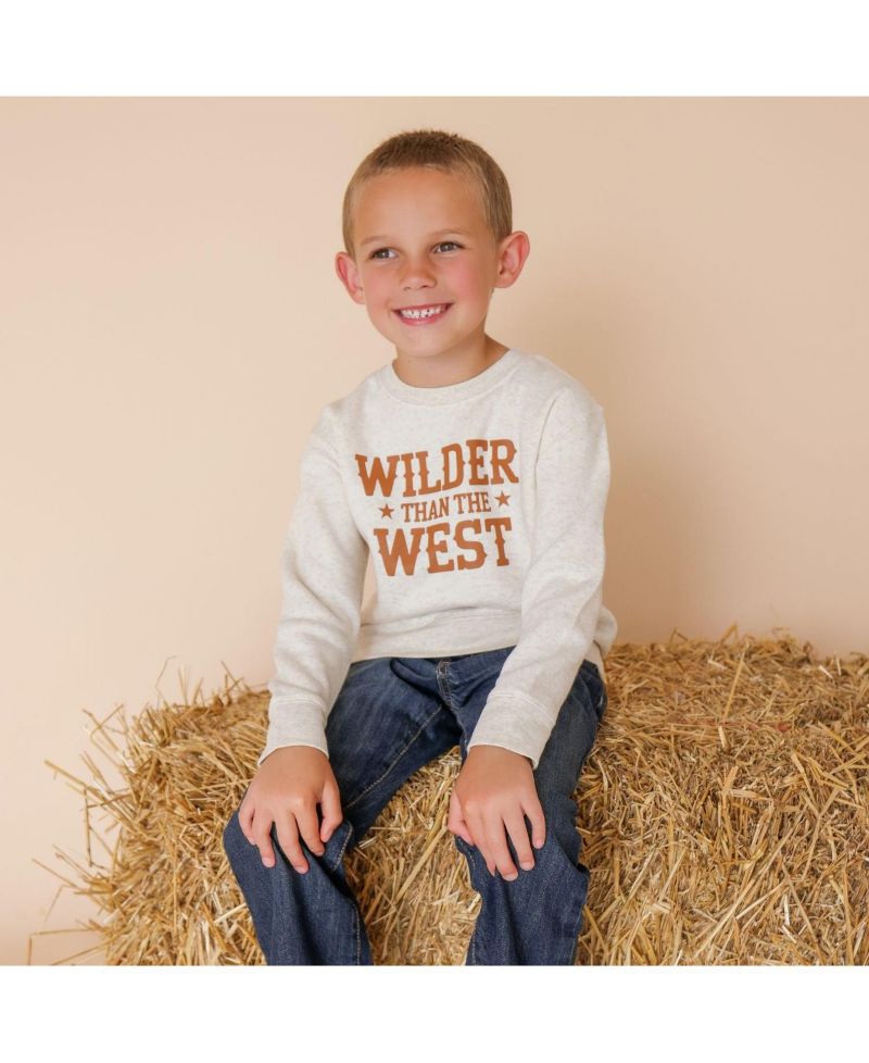 Big Boys (10-12) Wilder Than the West Western Sweatshirt