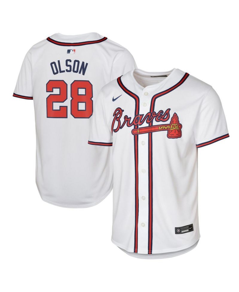 Big Boys Matt Olson White Atlanta Braves Home Limited Player Jersey