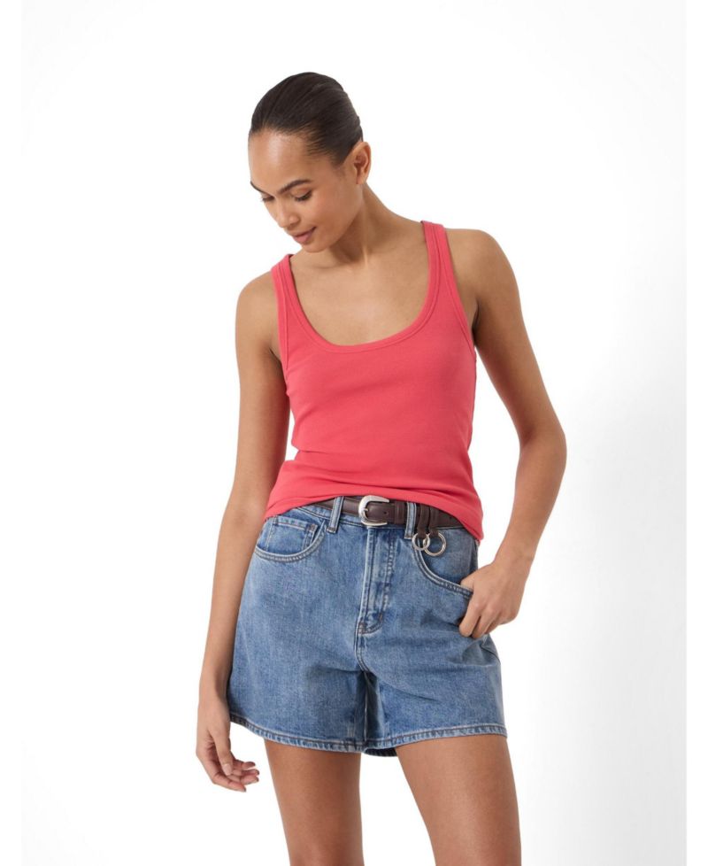 Women's Seth Scoop Neck Ribbed Vest