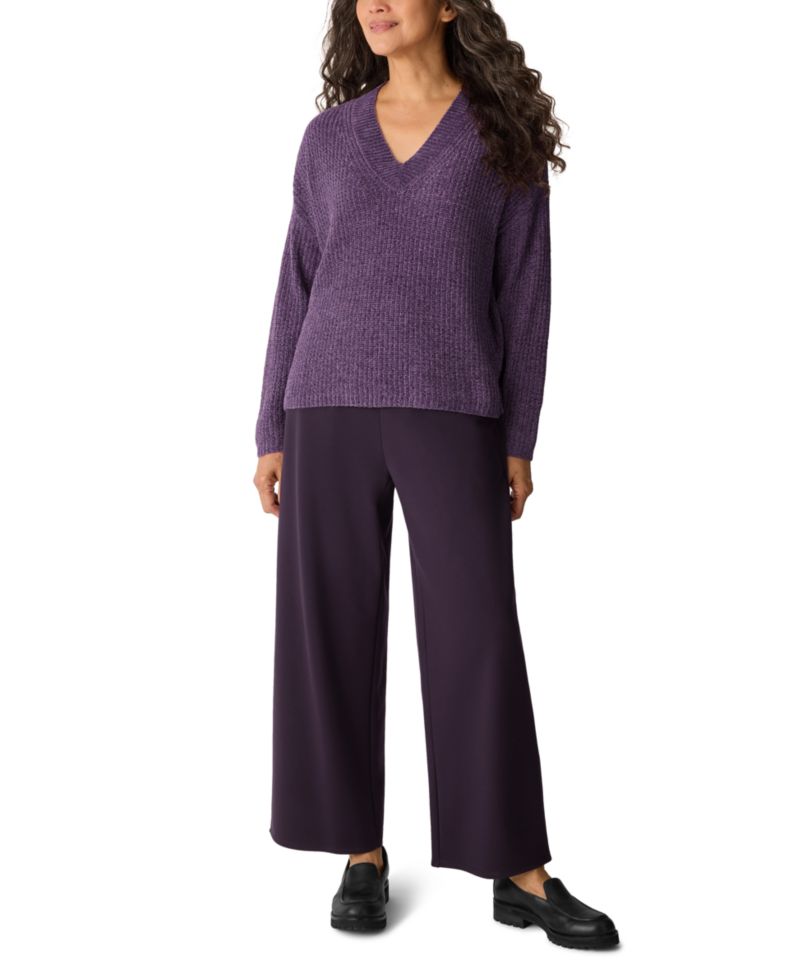 Women's V-Neck Long-Sleeve Sweater