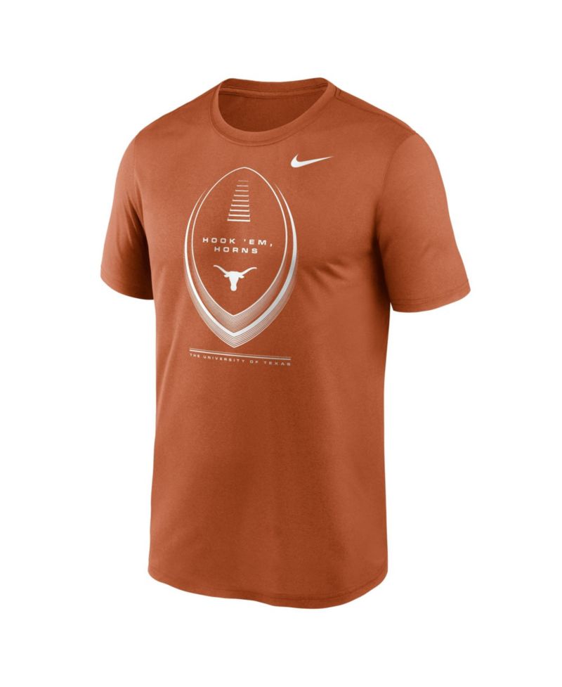 Men's Texas Orange Texas Longhorns Primetime Legend Football Icon Dri-FIT T-Shirt