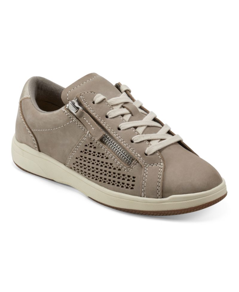 Women's Netta Side Zip Lace-Up Sneakers