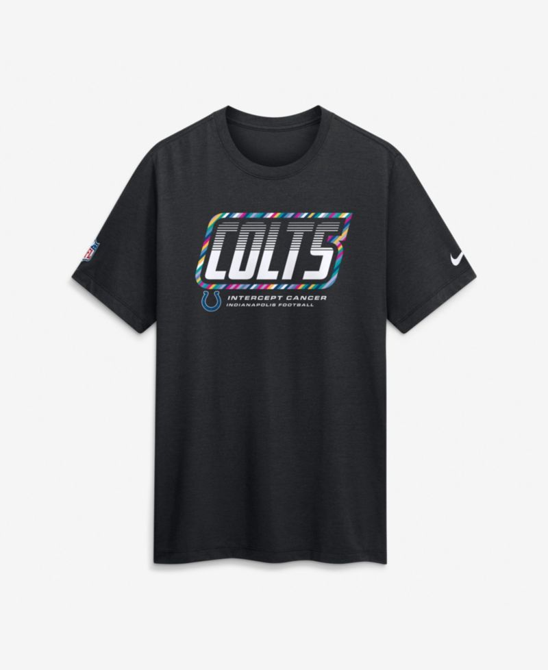Men's Black Indianapolis Colts 2026 NFL Cruical Catch Sideline Dri-Fit T-Shirt
