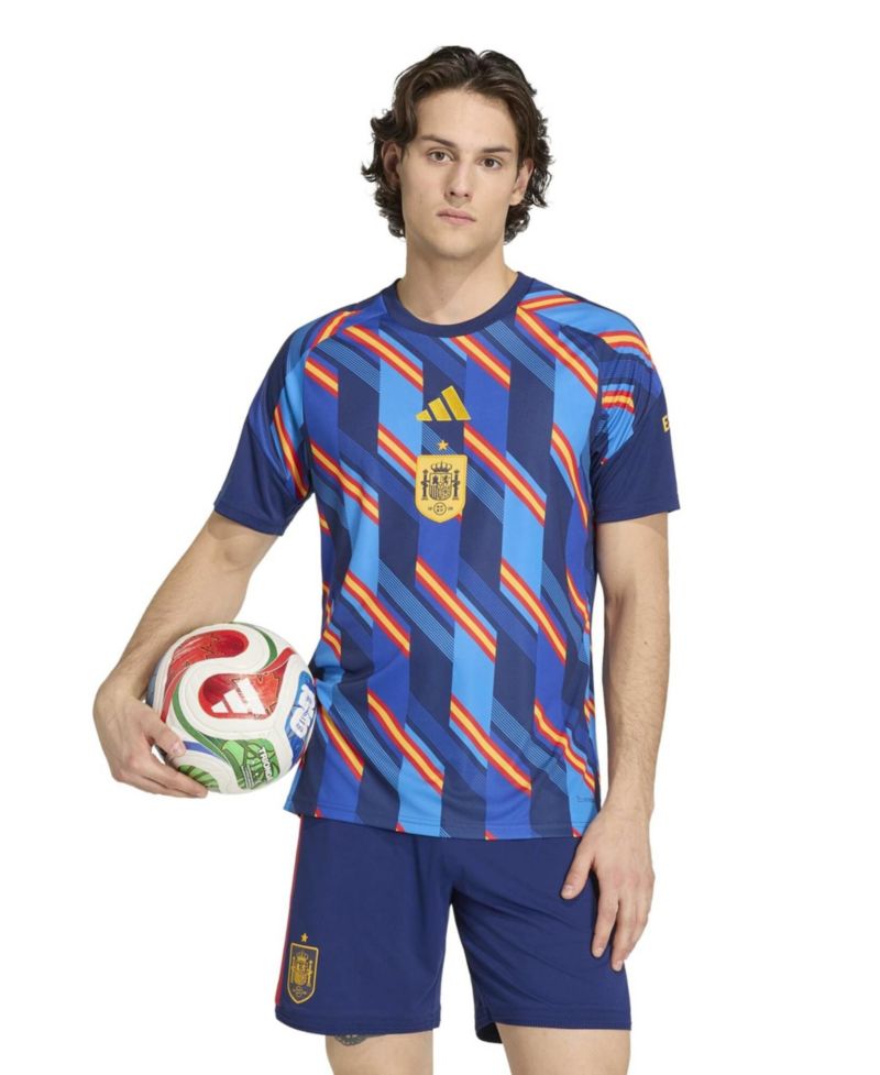 Men's Navy Spain National Team 2026 Pre-Match Jersey