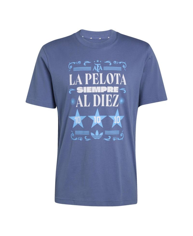 Men's Blue Argentina National Team FIFA x World Cup 2022 Winners Amply T-Shirt