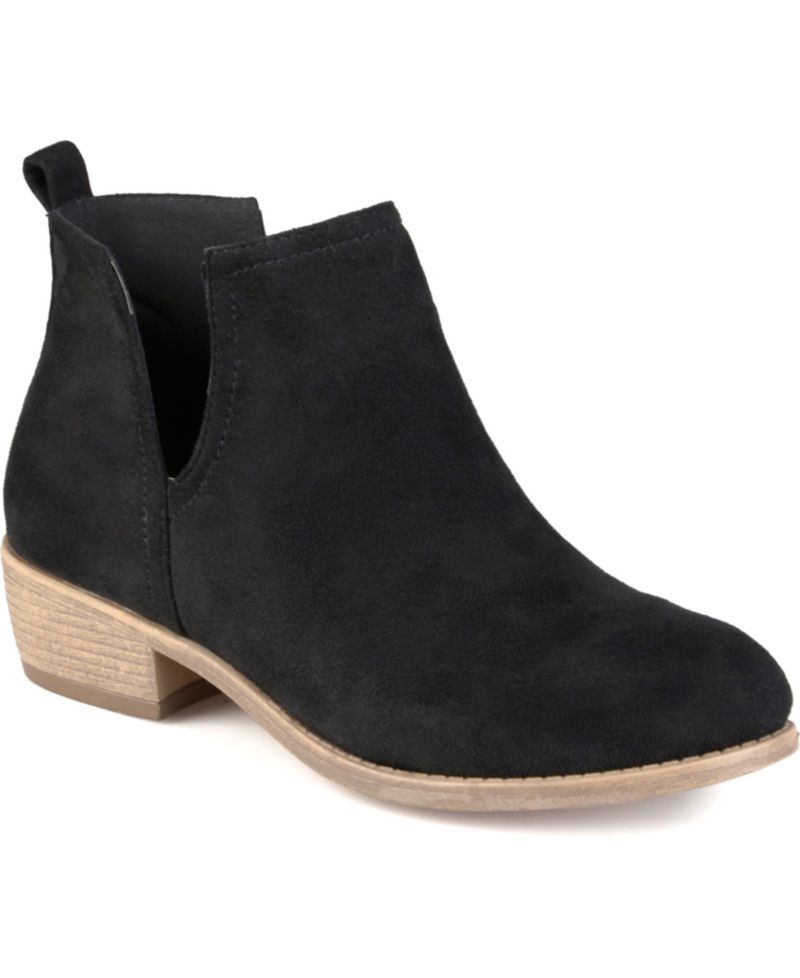 Women's Rimi Notched Ankle Stacked Heel Booties