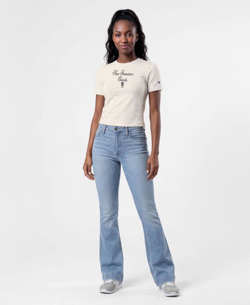 Women's San Francisco Giants Cropped Short-Sleeve T-Shirt
