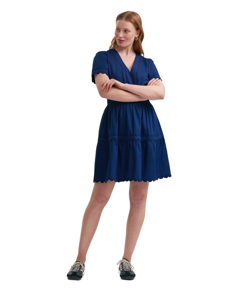 Women's Reece V-Neck Short-Sleeve Fit & Flare Dress