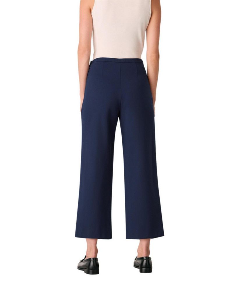 Women's Camilla Cropped Wide-Leg Trousers