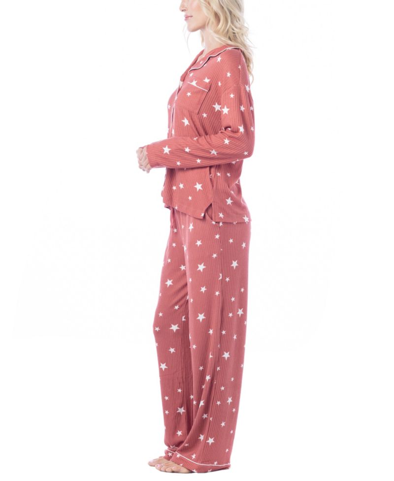 Women's Western Prairie Print Pajama Set