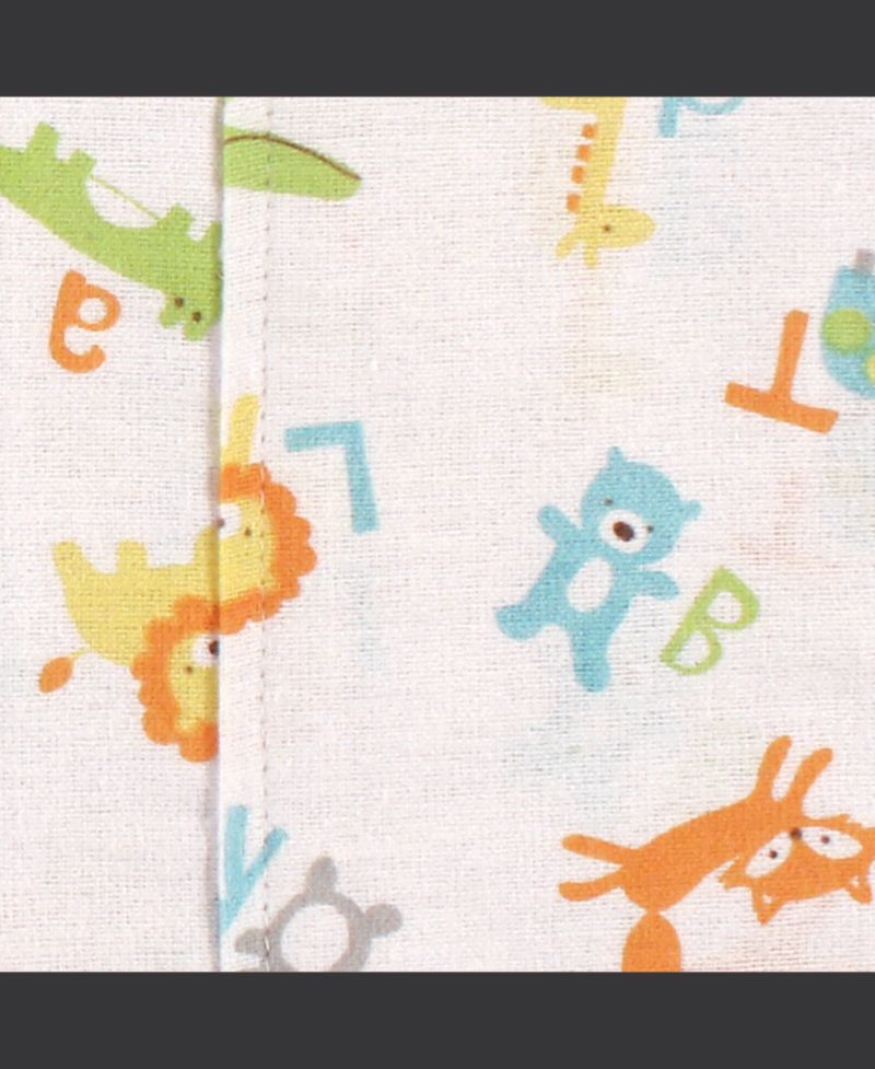 Comfortable Cotton Flannel 8-Piece Collection Receiving Blankets & Burp Cloths
