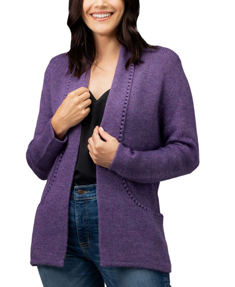 Women's Linda 2 Alpaca-Acrylic Blend Shawl Collar Cardigan