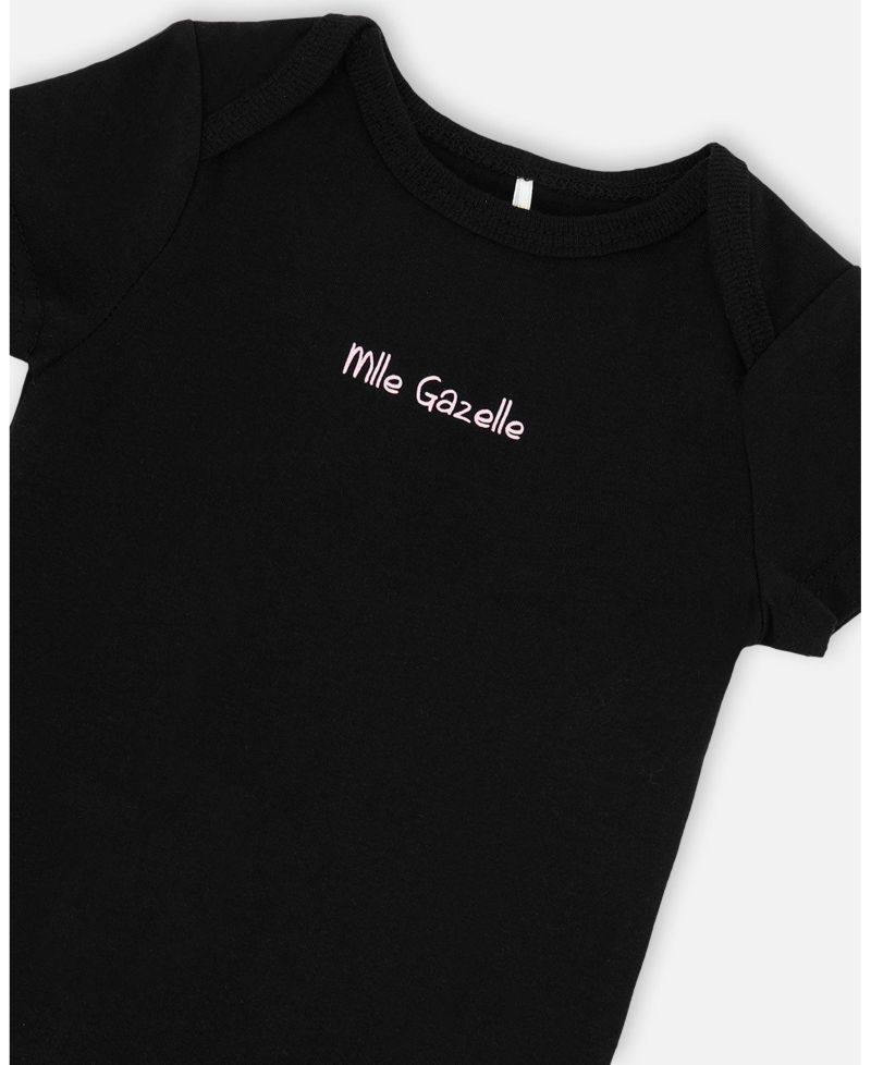 Baby Girls Evolutive Cotton Jersey Onesie
