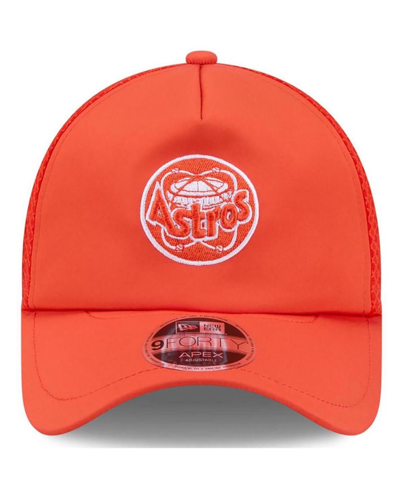 Men's Orange Houston Astros 2026 Batting Practice Alternate Apex 9FORTY Adjustable Hat