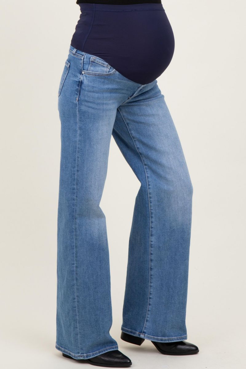 Women's Medium Low Rise Wide Leg Jeans