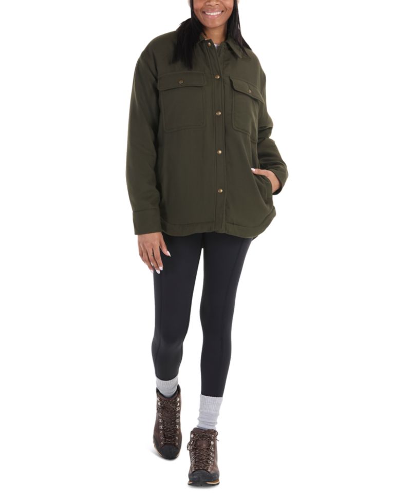Women's Ridgefield Sherpa Lined Flannel Coat